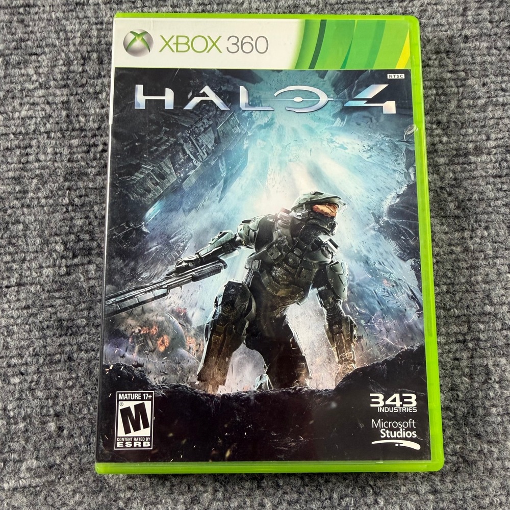 Microsoft Halo 4 Xbox 360 Game Disc 2 Only Green Case Sci-Fi Shooter FPS 2012